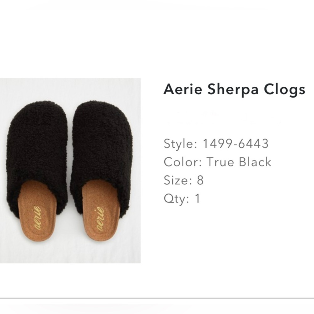 Aerie Sherpa clogs